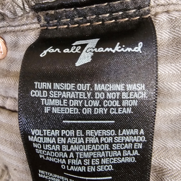 7 For All Mankind The Ankle Skinny Size 28 NWOT - Picture 8 of 10
